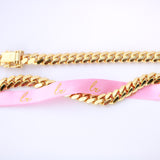 14K Solid Yellow Cuban 6mm Chain