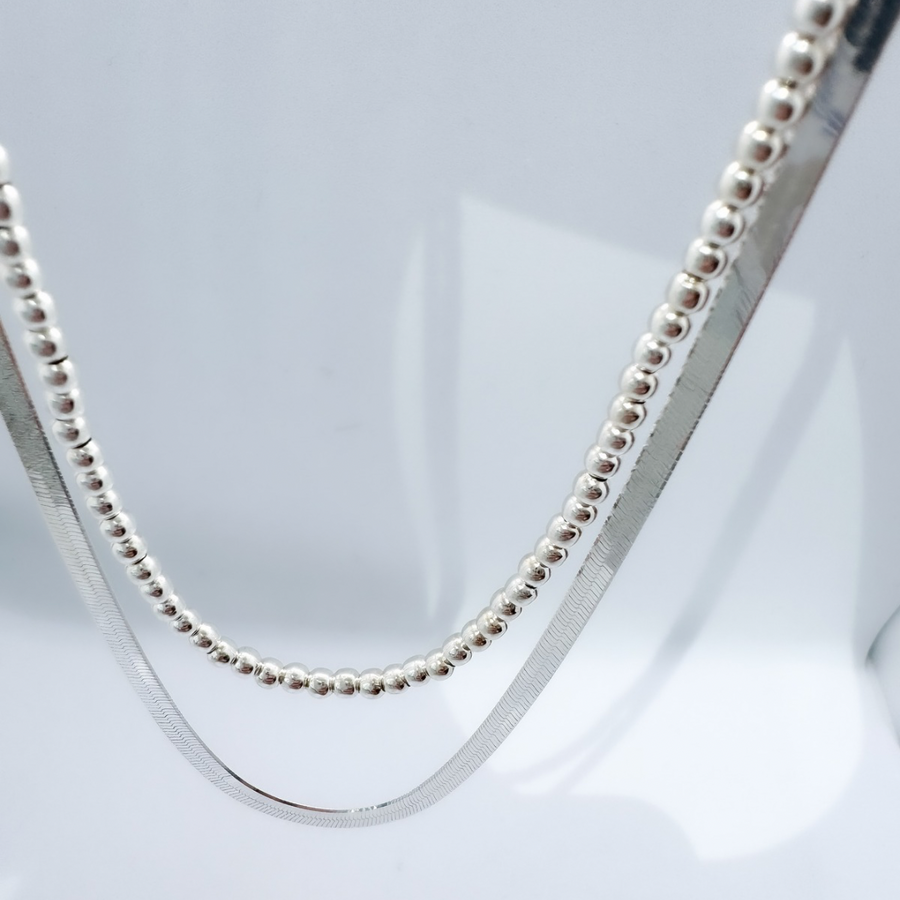 925 Sterling Silver 4mm Herringbone Chain