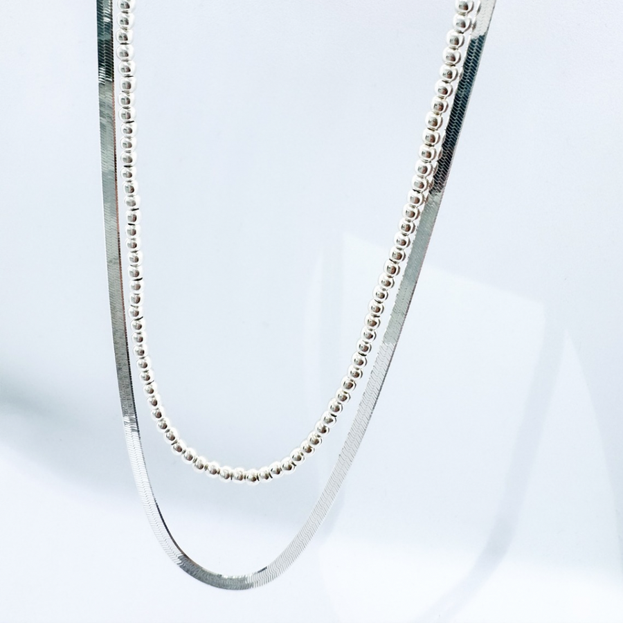 925 Sterling Silver 4mm Herringbone Chain