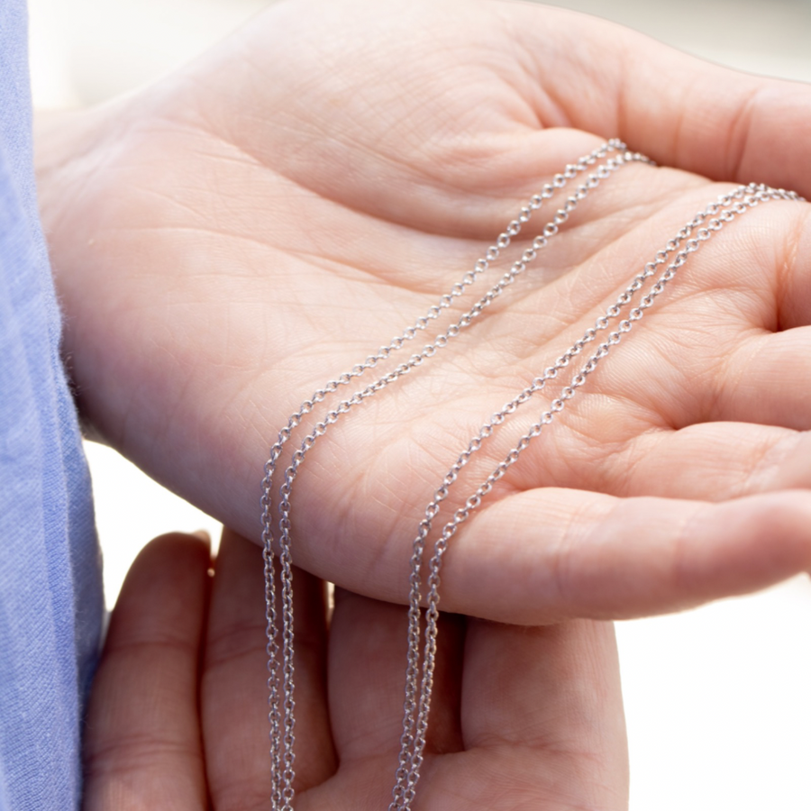 925 Sterling Silver Rolo Chain