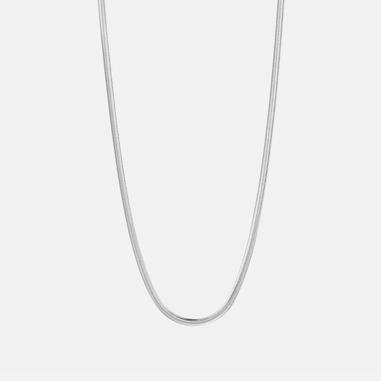 925 Sterling Silver 4mm Herringbone Chain