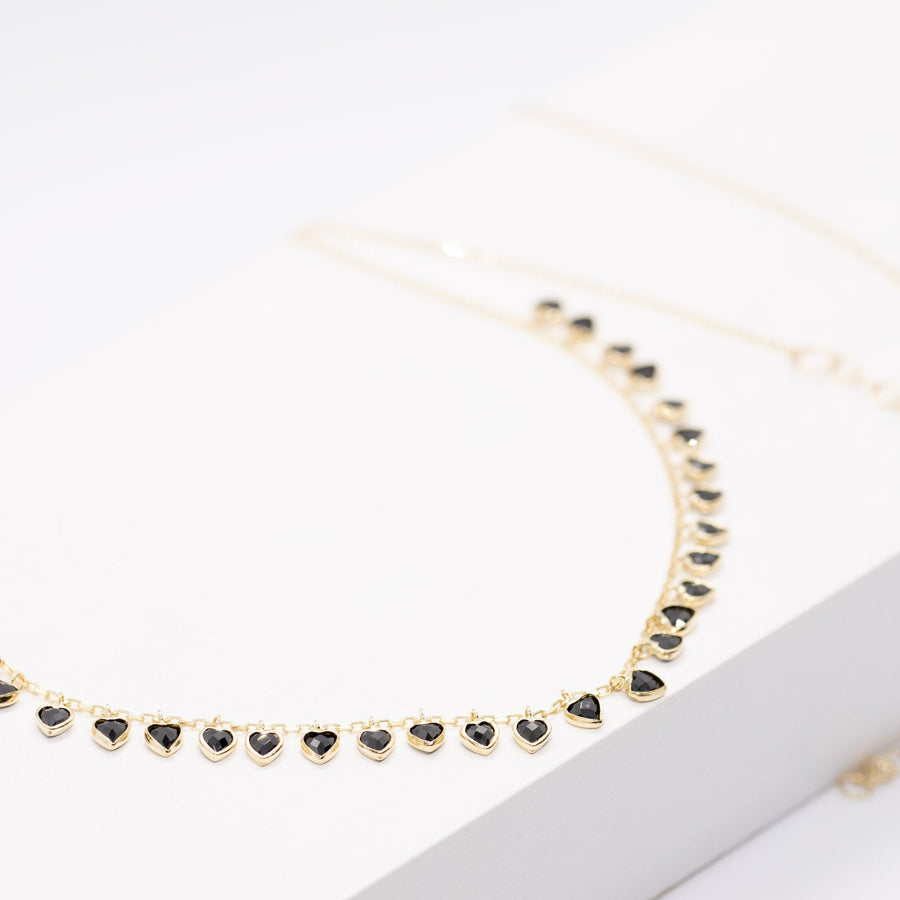 14K Solid Yellow Gold Marcela Necklace