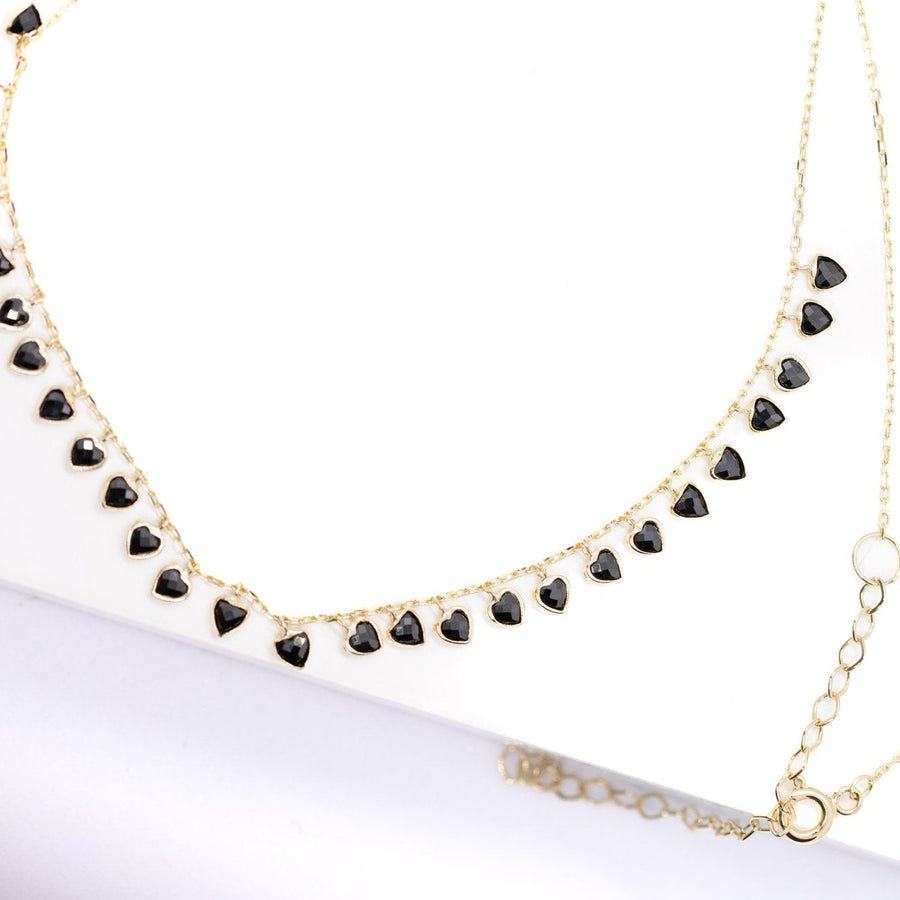 14K Solid Yellow Gold Marcela Necklace